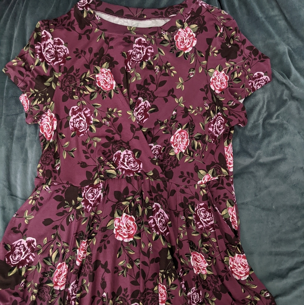 COPY - Torrid super soft floral dress